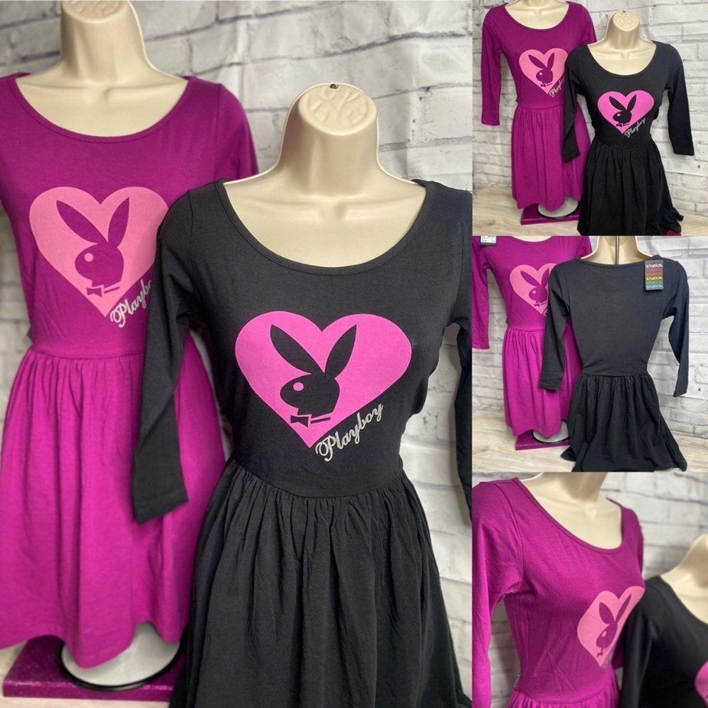 PLAYBOY Y2k Babydoll SUMMER PURPLE Dress